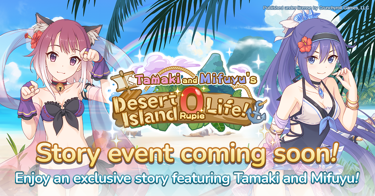Princess Connect! Re:Dive Story Event: Tamaki and Mifuyu’s Desert Island 0-Rupie Life!